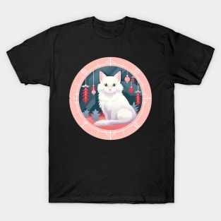 Turkish Angora Cat Xmas Ornament, Love Cats T-Shirt